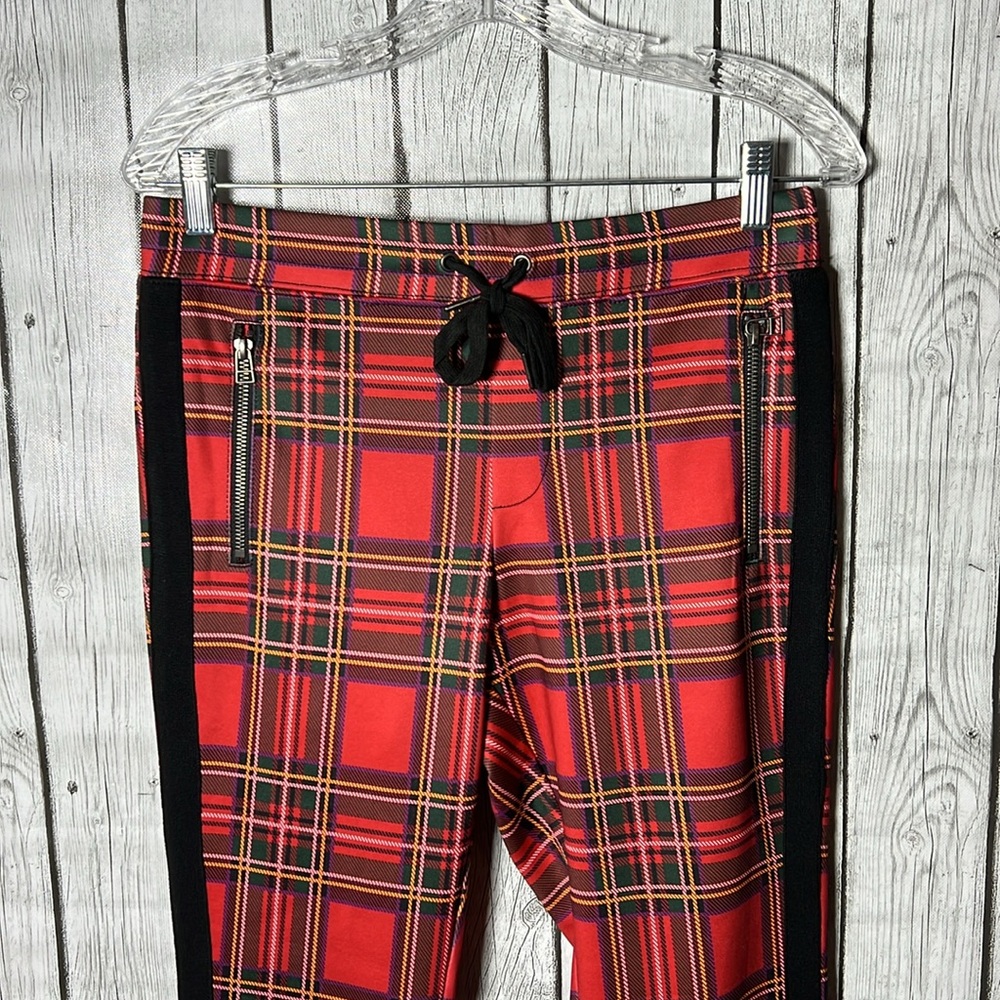 Pam & Gela x REVOLVE Tartan Cigarette Track Pant Size Medium - Picture 3 of 12